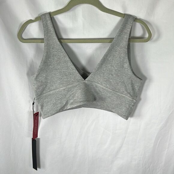 CARBON38 Wrap Bra in Heather Melt - Silver Heather Large NWT - Picture 5 of 6